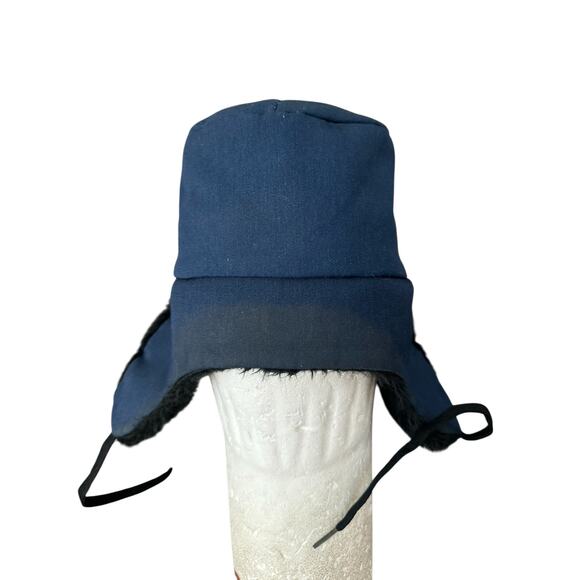 Vintage 80s 90s P Brand USA Made Insulated Large Trapper Cap Hat VTG - Picture 6 of 8